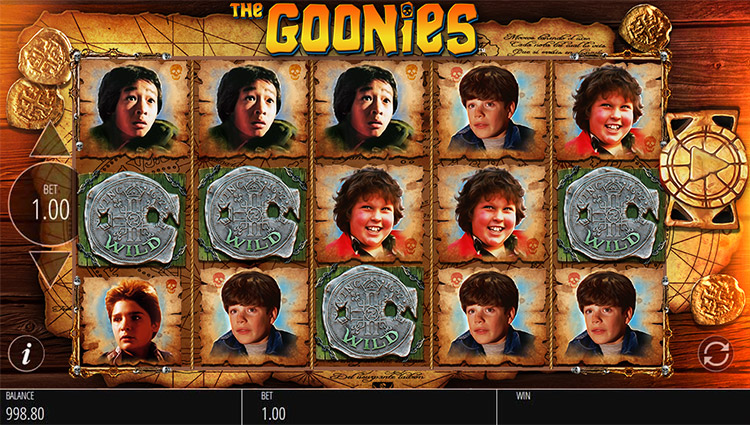 Play the goonies slot online, free